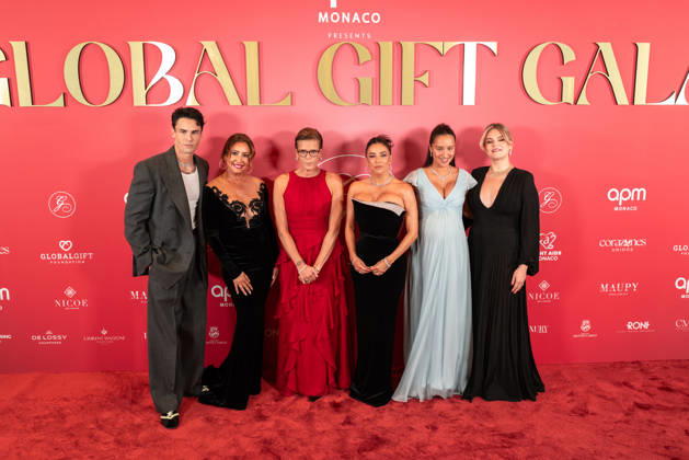 Photocall from the 2nd Global Gift Gala in Monaco: Baptiste Gibiconi, Maria Bravo, Princess Stephanie of Monaco, Eva Longoria, Alexandra Leclerc, and Camille Gottlieb attend the 2nd Monaco Global Gift Gala photocall at the Hotel de Paris on October 9, 2026, in Monaco, Monaco. Photo by Laurent Coust. Starface 460363 2026 10 09 Monaco Monaco Copyright: xLaurentxCoustx xStarfacex STAR_460363_012