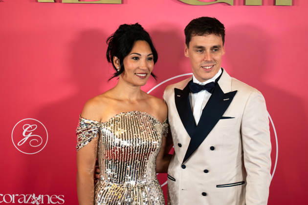 Photocall from the 2nd Global Gift Gala in Monaco: Marie Ducruet and Louis Ducruet attend the 2nd Monaco Global Gift Gala Photocall at the Hotel de Paris on October 9, 2026, in Monaco, Monaco Photo by Laurent Coust Starface 460363 2026 10 09 Monaco Monaco  Copyright: xLaurentxCoustx xStarfacex STAR_460363_027