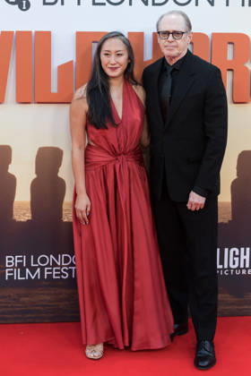 Wild Horse Nine Premiere at BFI London Film Festival LONDON, UNITED KINGDOM - OCTOBER 09: Steve Buscemi (R) and Karen Ho attend the premiere of Wild Horse Nine during the 70th BFI London Film Festival at the Royal Festival Hall in London, United Kingdom on October 09, 2026. Wiktor Szymanowicz Anadolu London United Kingdom. Editorial use only. Please get in touch for any other usage. Copyright: x2026xAnadoluxWiktorxSzymanowiczx