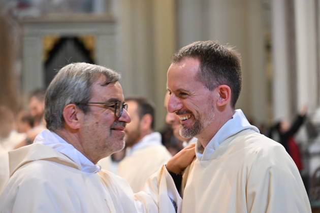 IPA89501783 - Italy, Rome, Vatican, October 10, 2026: Cardinal Baldo Reina celebrates a Mass for the ordination of deacons at St. John Lateran. Photograph by ALESSIA GIULIANI Catholic Press Photo Copyright: xx xAlessiaxGiuliani Catholipressphox IPA89501783