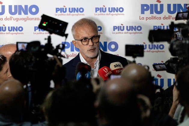 October 10, 2026, Rome, Italia, Italy: Ernesto Maria Ruffini during the National Assembly of PioÂ¹ Uno, Rome, 10 10 2026 Rome Italy  - ZUMAa289 20261010_zia_a289_107 Copyright: xFrancescoxFotiax xAgfx