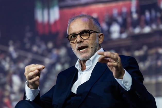 October 10, 2026, Rome, Italia, Italy: Ernesto Maria Ruffini during the National Assembly of PioÂ¹ Uno, Rome, 10 10 2026 Rome Italy  - ZUMAa289 20261010_zia_a289_121 Copyright: xFrancescoxFotiax xAgfx