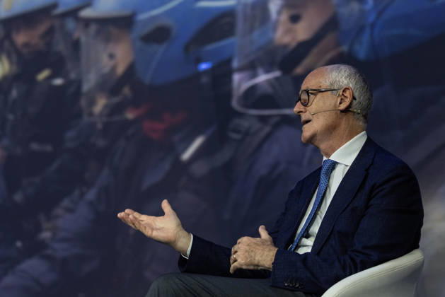 October 10, 2026, Rome, Italia, Italy: Franco Gabrielli during the National Assembly of Pio¹ Uno, Rome, 10 10 2026 Rome Italy - ZUMAa289 20261010_zia_a289_160 Copyright: xFrancescoxFotiax xAgfx
