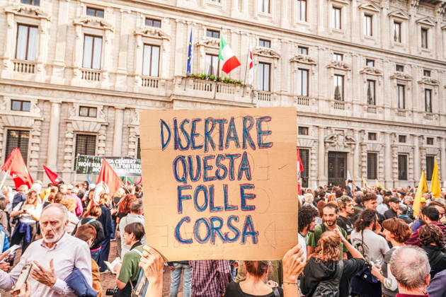 IPA89503719 - Milan, October 10, 2026 A protest organized by local No Data Centers committees to demand a halt to the construction and operation of new data centers in the province of Milan. Copyright: xEmanuelexRobertoxDexCarlix xDecax IPA89503719