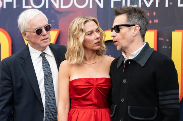 BFI London Film Festival - Ray Gunn Screening Brad Bird, Scarlett Johansson and Sam Rockwell attend the Ray Gunn Gala during the 70th BFI London Film Festival at The Royal Festival Hall on October 10, 2026 in London, England. Photo by Tiar Lounis ABACAPRESS.COM London United Kingdom Copyright: xLounisPhotography ABACAx