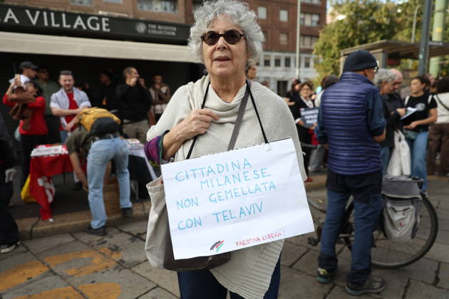 RECORD DATE NOT STATED IPA89503933 - Milan, October 10, 2026, National Day of Mobilization, The end of genocide is the end of Zionism, marking the third anniversary of the start of the conflict in Gaza  Copyright: xx xFrancescoxEnriquezx IPA89503933.jpeg