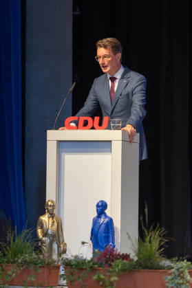 Ceremony Marking the 150th Anniversary of Konrad Adenauer and the 80th Anniversary of the CDU Bad Honnef October 10, 2026 Speech by North Rhine-Westphalia Minister President Hendrik WÜST CDU Ceremony marking the 150th anniversary of Konrad Adenauer and the 80th anniversary of the CDU Bad Honnef at the Kursaal in Bad Honnef Adenaue Copyright: xMarcxJohnx
