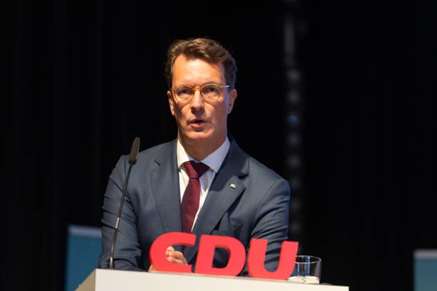Ceremony Marking the 150th Anniversary of Konrad Adenauer and the 80th Anniversary of the CDU Bad Honnef October 10, 2026 Speech by North Rhine-Westphalia Minister President Hendrik WÜST CDU Ceremony marking the 150th anniversary of Konrad Adenauer and the 80th anniversary of the CDU Bad Honnef at the Kursaal in Bad Honnef Adenaue Copyright: xMarcxJohnx