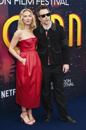 Scarlett Johansson and Sam Rockwell at the premiere of the Netflix animated film *Ray Gunn* at the 70th BFI London Film Festival 2026 at the Royal Festival Hall in London, October 10, 2026 Foto:xJ.xEdwardsx xFuturexImagex gunn_6014