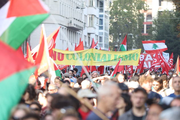 RECORD DATE NOT STATED IPA89506035 - Milan, National Day of Mobilization: The End of Genocide Is the End of Zionism, marking the third anniversary of the start of the conflict in Gaza  Copyright: xx xPoolxEmadecaxEnriquezx IPA89506035.jpeg