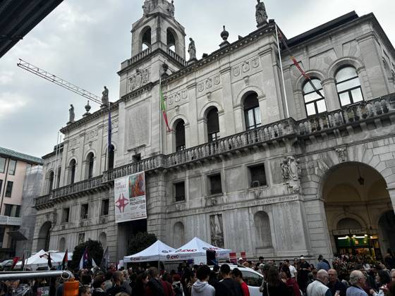 IPA89508284 - Pro-Palestine March in Padua, News from Padua, Italy, October 10, 2026 Copyright: xAlessioxMarini LiveMediax xAlessioxMarini LiveMediax IPA89508284