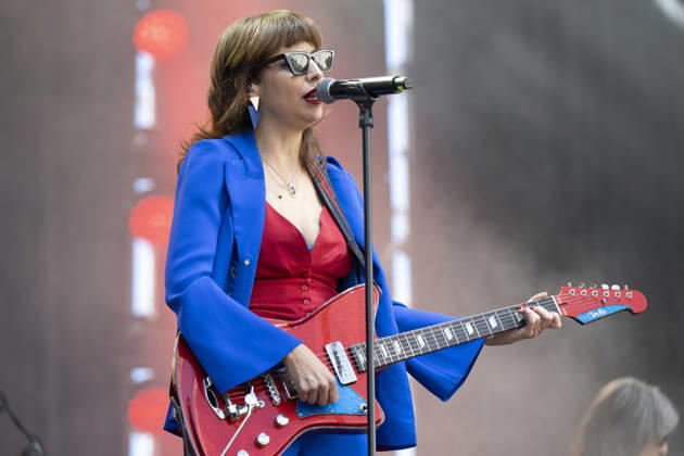 Nat Simons performs Hispanidad Festival 2026 in Madrid, Spain - 10 Oct 2026 Singer Nat Simons performs during the Hispanidad Festival 2026 concert at the Plaza de Espana. Madrid Spain Copyright: xAtilanoxGarciax xSOPAxImagesx PHOTO11508