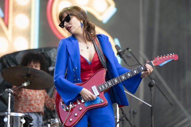 Nat Simons performs Hispanidad Festival 2026 in Madrid, Spain - 10 Oct 2026 Singer Nat Simons performs during the Hispanidad Festival 2026 concert at the Plaza de Espana. Madrid Spain Copyright: xAtilanoxGarciax xSOPAxImagesx PHOTO11529