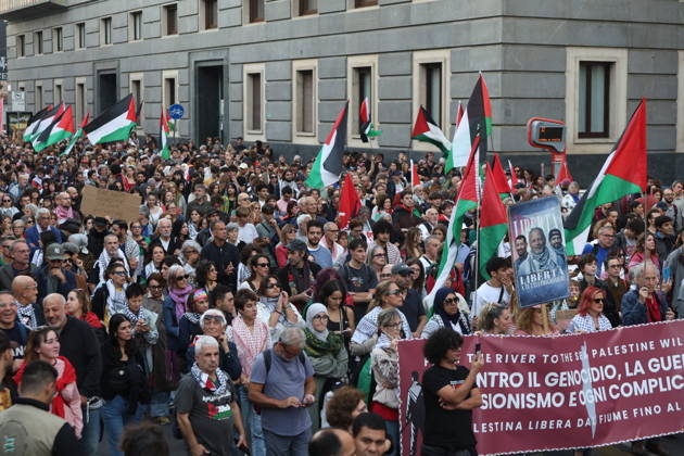 RECORD DATE NOT STATED IPA89508957 - Milan, National Day of Mobilization: The End of Genocide Is the End of Zionism, marking the third anniversary of the start of the conflict in Gaza Copyright: xx xPoolxEmadecaxEnriquezx IPA89508957.jpeg