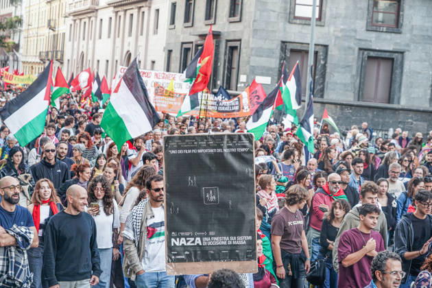 IPA89509186 - Milan, National Day of Mobilization: The End of Genocide Is the End of Zionism, marking the third anniversary of the start of the conflict in Gaza Copyright: xEmanuelexRobertoxDexCarlix xPoolxEmadecaxEnriquezx IPA89509186