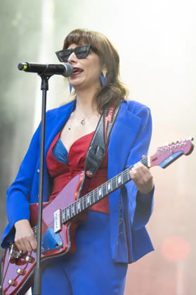 October 10, 2026, Madrid, Spain: Singer Nat Simons performs during the Hispanidad Festival 2026 concert at the Plaza de Espana. Madrid Spain - ZUMAs197 20261010_aaa_s197_053 Copyright: xAtilanoxGarciax
