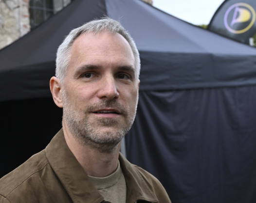 The two-day elections to municipal assemblies ended in the Czech Republic together with the first round of the elections to one-third of the Senate, at 2:00 p.m. on October 10, 2026. On the photo: Pirate Party Chairman Zdenek Hrib speaks with reporters at the Pirate Party s campaign headquarters in Prague. (CTKxPhoto MichalxKrumphanzl) CTKPhotoP2026101005211  CTKPhotoP2026101005211