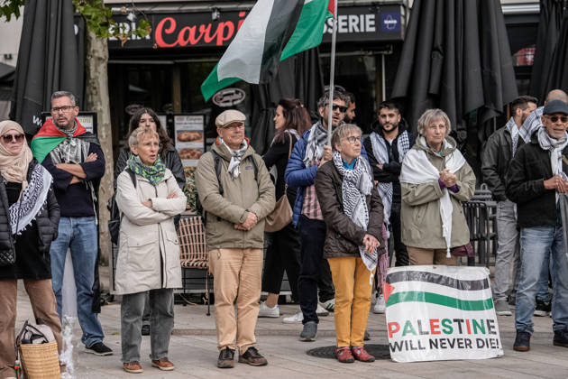 Pro-Palestine demonstration held in Luxembourg LUXEMBOURG, LUXEMBOURG - OCTOBER 10: Demonstrators gather for a pro-Palestine march organized by the Letz Act for Palestine initiative as part of a global day of action in solidarity with Palestinians in Luxembourg City, Luxembourg, on October 10, 2026. Organized in response to a call by the Global Alliance for Palestine, the march begins on Boulevard Franklin Roosevelt and proceeds towards Place de Paris, with participants calling for justice, freedom and self-determination for Palestinians. Muhammed Said Tako Anadolu Luxembourg Luxembourg. Editorial use only. Please get in touch for any other usage. Copyright: x2026xAnadoluxMuhammedxSaidxTakox