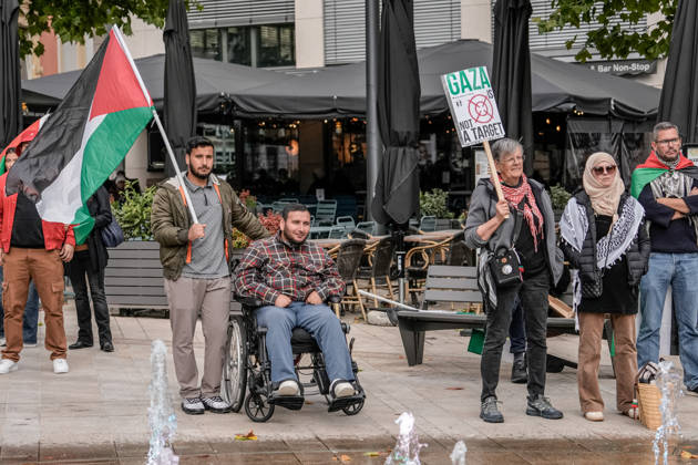 Pro-Palestine demonstration held in Luxembourg LUXEMBOURG, LUXEMBOURG - OCTOBER 10: Demonstrators gather for a pro-Palestine march organized by the Letz Act for Palestine initiative as part of a global day of action in solidarity with Palestinians in Luxembourg City, Luxembourg, on October 10, 2026. Organized in response to a call by the Global Alliance for Palestine, the march begins on Boulevard Franklin Roosevelt and proceeds towards Place de Paris, with participants calling for justice, freedom and self-determination for Palestinians. Muhammed Said Tako Anadolu Luxembourg Luxembourg. Editorial use only. Please get in touch for any other usage. Copyright: x2026xAnadoluxMuhammedxSaidxTakox
