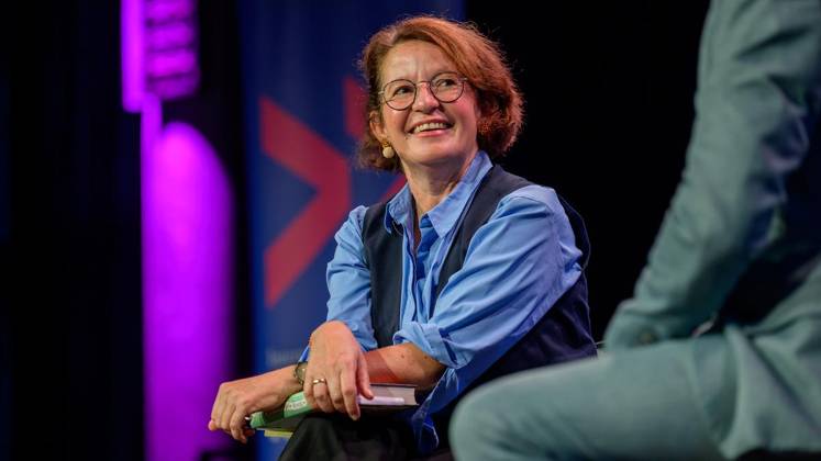 Essen: Margit Auer and The School of Magical Animals at Lit Ruhr ** FOR EDITORIAL USE ONLY ** EDITORIAL USE ONLY ** p Margit Auer on Saturday, October 10, 2026, at Lit Ruhr at Zeche Zollverein in Essen-Katernberg, Germany, North Rhine-Westphalia (NRW), Essen. Copyright UwexErnst Copyright: UwexErnst doc87z3dbuiznqogh1afj ,EDITORIAL USE ONLY Copyright: UwexErnst