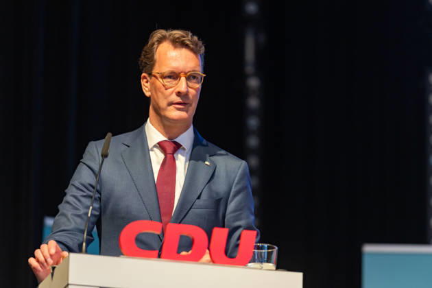 Ceremony Marking the 150th Anniversary of Konrad Adenauer and the 80th Anniversary of the CDU Bad Honnef October 10, 2026 Speech by North Rhine-Westphalia Minister President Hendrik WÜST CDU Ceremony marking the 150th anniversary of Konrad Adenauer and the 80th anniversary of the CDU Bad Honnef at the Kursaal in Bad Honnef Adenaue Copyright: xMarcxJohnx