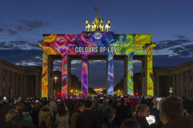 Festival of Lights, Downtown Light Festival, Berlin, October 10, 2026, Brandenburg Gate, 22nd BERLIN FESTIVAL OF LIGHTS, Theme: Colours of Love, light installations, October 10, 2026, Berlin, Germany English Brandenburg Gate, 22nd Berlin Festival of Lights, Theme: Colours of Love, light installations, October 10, 2026, Berlin, Germany Berlin City Center Berli Copyright: xPeterxEngelkex