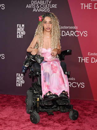 October 10, 2026, Santa Monica, California, USA: American actress and fashion model JILLIAN MERCADO attends the inaugural Easterseals Disability Arts & Culture Awards DARCYS Awards red carpet. Santa Monica USA - ZUMAb173 20261010_aap_b173_001 Copyright: xBillyxBennightx
