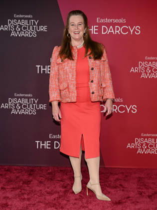October 10, 2026, Santa Monica, California, USA: President and CEO of Easterseals KENDRA DAVENPORT attends the inaugural Easterseals Disability Arts & Culture Awards DARCYS Awards red carpet. Santa Monica USA - ZUMAb173 20261010_aap_b173_016 Copyright: xBillyxBennightx