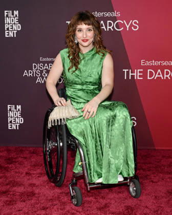 October 10, 2026, Santa Monica, California, USA: American actress JESSY YATES attends the inaugural Easterseals Disability Arts & Culture Awards DARCYS Awards red carpet. Santa Monica USA - ZUMAb173 20261010_aap_b173_029 Copyright: xBillyxBennightx