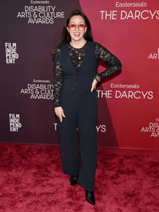 October 10, 2026, Santa Monica, California, USA: American actress, director, and producer FIONA RENE, 38, attends the inaugural Easterseals Disability Arts & Culture Awards DARCYS Awards red carpet. Santa Monica USA - ZUMAb173 20261010_aap_b173_036 Copyright: xBillyxBennightx