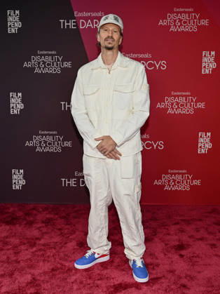October 10, 2026, Santa Monica, California, USA: MICHAEL SHERMAN attends the inaugural Easterseals Disability Arts & Culture Awards DARCYS Awards red carpet. Santa Monica USA - ZUMAb173 20261010_aap_b173_053 Copyright: xBillyxBennightx
