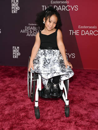 October 10, 2026, Santa Monica, California, USA: CESILY COLLETTE TAYLOR attends the inaugural Easterseals Disability Arts & Culture Awards DARCYS Awards red carpet. Santa Monica USA - ZUMAb173 20261010_aap_b173_087 Copyright: xBillyxBennightx