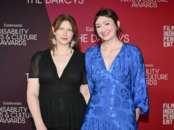 October 10, 2026, Santa Monica, California, USA: SARAH GARRAHAN and KATARINA POLJAK attend the inaugural Easterseals Disability Arts & Culture Awards DARCYS Awards red carpet. Santa Monica USA - ZUMAb173 20261010_aap_b173_101 Copyright: xBillyxBennightx