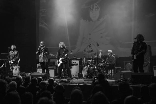 The Syd Barrett 80th Birthday Concert, The Corn Exchange, Cambridge, UK, 10 October 2026. 10 October 2026: Swedish band Men On The Border play The Syd Barrett 80th Birthday Concert at The Corn Exchange, Cambridge, UK., Credit:Stuart Hogben Avalon  Copyright: xStuartxHogbenx xAvalonx 1142190674