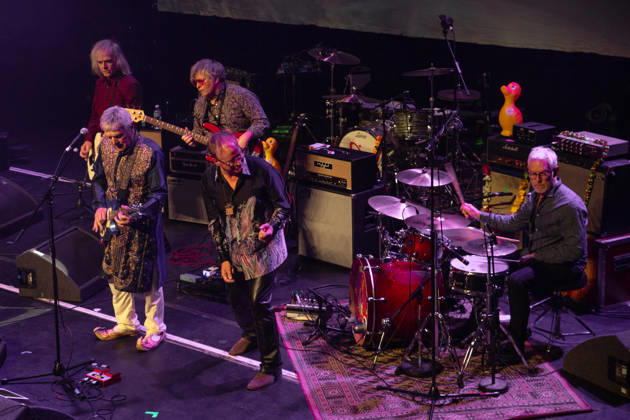The Syd Barrett 80th Birthday Concert, The Corn Exchange, Cambridge, UK, 10 October 2026. 10 October 2026: Swedish band Men On The Border play The Syd Barrett 80th Birthday Concert at The Corn Exchange, Cambridge, UK., Credit:Stuart Hogben Avalon  Copyright: xStuartxHogbenx xAvalonx 1142190625