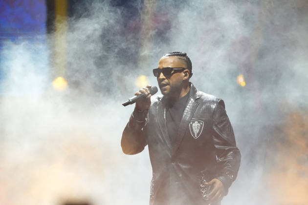 Puerto Rican singer Don Omar performs during his concert at the Barclays Center in New York, United States, 10 October 2026. Don Omar Concert in New York !ACHTUNG: NUR REDAKTIONELLE NUTZUNG! Copyright: xAngelxColmenaresx AME5026 20261011-55021650164_1