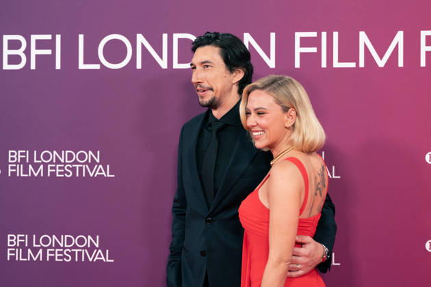 BFI London Film Festival - Paper Tiger Screening Adam Driver and Scarlett Johansson attend the premiere of Paper Tiger during the 70th BFI London Film Festival at the Royal Festival Hall in London, United Kingdom on October 10, 2026 Photo by Tiar Lounis ABACAPRESS.COM London United Kingdom Copyright: xLounisPhotography ABACAx