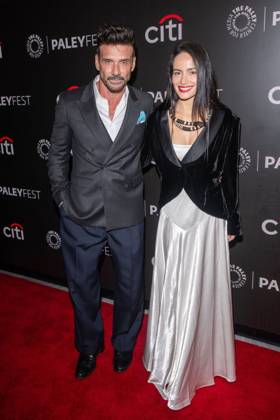 October 10, 2026, New York, New York, United States: (L-R) Frank Grillo and Sinayra San Nardi attend.screening of Tulsa King during PaleyFest NY 2026 at The Paley Museum on October 10, 2026 in New York City. New York United States - ZUMAs197 20261010_aaa_s197_685 Copyright: xRonxAdarx
