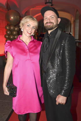 Gisa Zach and Christian Kühn at the 18th Hope Gala 2026 at the Schauspielhaus Dresden, October 10, 2026 Foto:xM.xFischerx xFuturexImagex hope_6037