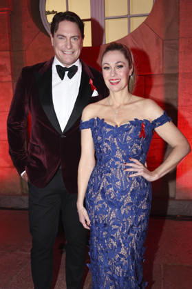 Benjamin Bieneck and Ruth Moschner at the 18 Hope Gala 2026 at the Schauspielhaus Dresden, October 10, 2026 Foto:xM.xFischerx xFuturexImagex hope_6074