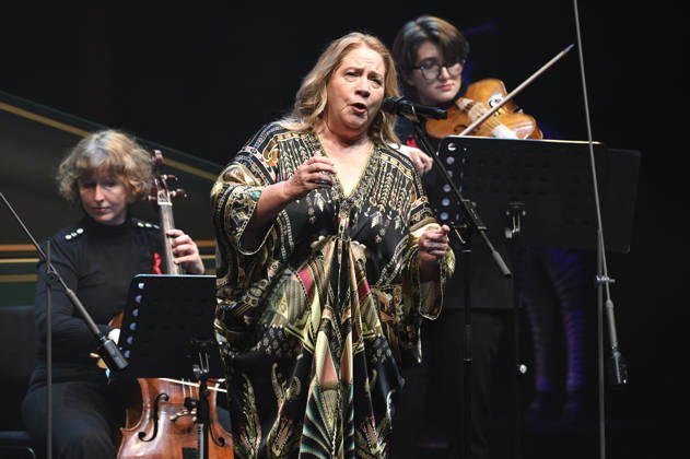 Kathy Kelly at the 18 Hope Gala 2026 at the Schauspielhaus Dresden, October 10, 2026 Foto:xM.xFischerx xFuturexImagex hope_6100