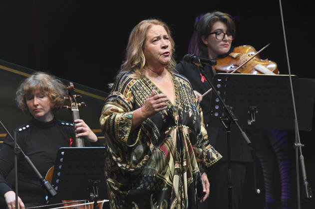Kathy Kelly at the 18 Hope Gala 2026 at the Schauspielhaus Dresden, October 10, 2026 Foto:xM.xFischerx xFuturexImagex hope_6102