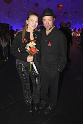Anna Loos with her husband, Jan Josef Liefers, at the 18 Hope Gala 2026 at the Schauspielhaus Dresden, October 10, 2026 Foto:xM.xFischerx xFuturexImagex hope_6115