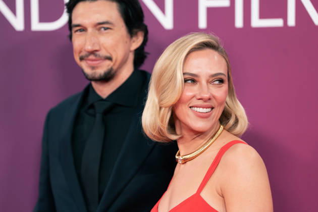 October 10, 2026, London, United Kingdom: Adam Driver and Scarlett Johansson attend the premiere of Paper Tiger during the 70th BFI London Film Festival at the Royal Festival Hall. London United Kingdom - ZUMAs197 20261010_aaa_s197_785 Copyright: xLounisxTiarx