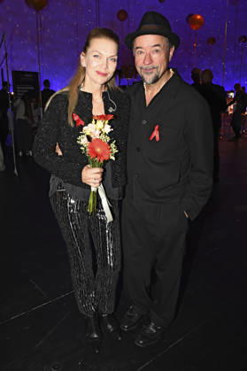 Anna Loos with her husband, Jan Josef Liefers, at the 18 Hope Gala 2026 at the Schauspielhaus Dresden, October 10, 2026 Foto:xM.xFischerx xFuturexImagex hope_6116