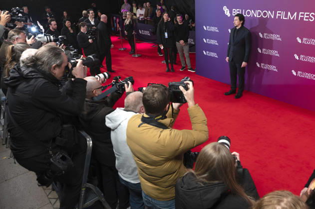 Adam Driver at the premiere of the film *Paper Tiger* at the 70th BFI London Film Festival 2026 at the Royal Festival Hall in London, October 10, 2026 Foto:xS.xVasx xFuturexImagex paper_6009