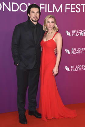 Adam Driver and Scarlett Johansson at the premiere of the film *Paper Tiger* at the 70th BFI London Film Festival 2026 at the Royal Festival Hall in London, October 10, 2026 Foto:xS.xVasx xFuturexImagex paper_6052