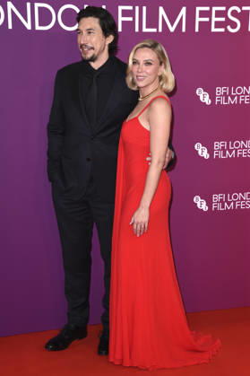 Adam Driver and Scarlett Johansson at the premiere of the film *Paper Tiger* at the 70th BFI London Film Festival 2026 at the Royal Festival Hall in London, October 10, 2026 Foto:xS.xVasx xFuturexImagex paper_6054