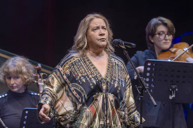 Performance by Kathy Kelly Camerata Musikus with Milko Kersten during the 18th HOPE Gala at the Schauspielhaus Dresden. The HOPE Gala Dresden is a benefit event that supports the HOPE Cape Town children’s project in South Africa in its commitment to the health, development, and education of children and young adults in the townships around Cape Town.