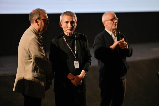 18th Lumiere Festival Tsui Hark Masterclass Tsui Hark holds a masterclass during the 18th Lyon Lumiere Film Festival in Lyon, France on 11 October 2026. Photo by Julien Reynaud APS-Medias ABACAPRESS.COM Lyon France Copyright: xReynaudxJulien APS-Medias ABACAx